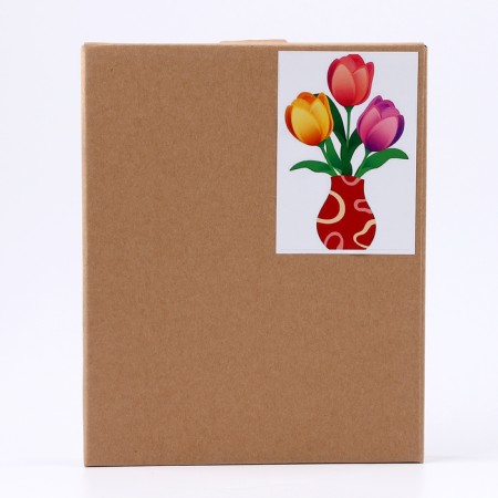 Diamond embroidery "Tulips Vase" Interior decor-7