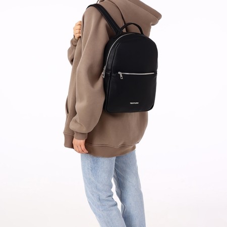 Bag-backpack with lightning, textura, black color-11