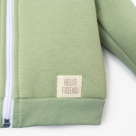 Costume: sweatshirt and pants crumbs, I am Basic Line, height 80-86 cm, green-8