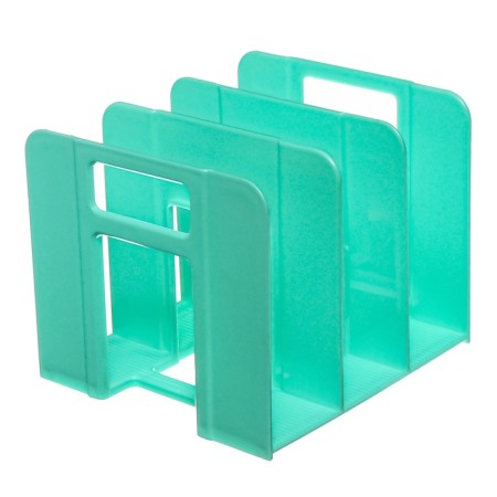 Vertical papers, 3 departments, Erichkrause "Techno Pastel Bloom", Green-1