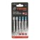 Files for tundra jigsaw, HSS, metal, 5 pcs. 50/75 x 1.2 mm, t218a