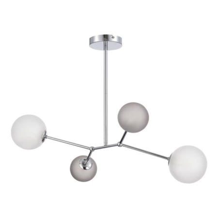 Suspended EVOLUCE lamp. Sle1107-103-04. MALTE. 4x5 watts, G9, 4000k, 65x38x54 cm, chromium color