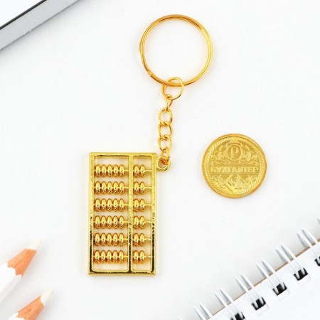Set of coin and keychain "Financial Queen", 8 x 14 cm-2