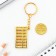 Set of coin and keychain "Financial Queen", 8 x 14 cm