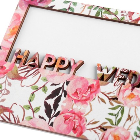 Money envelope "Happy Wedding Day!" Handmade, 18x9 cm-3