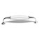 Stylish Cappio Ceramics 003 bracket handle, ceramic 96 mm, chrome