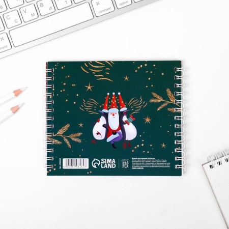 New Year. Double notebook "Happy New Year!", 48 sheets-4