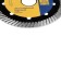Disk diamond cutting tundra pro, increased resource, Turbo, dry cut, 115 x 22 mm