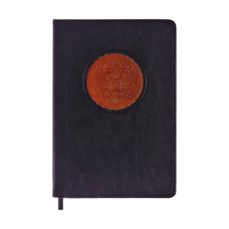 Diary Native A5, 144L Russia, TV Region, BL 80g/m2, graphite+brown