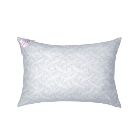 Organic Cotton pillow, size 50x72 cm, gray-blue color