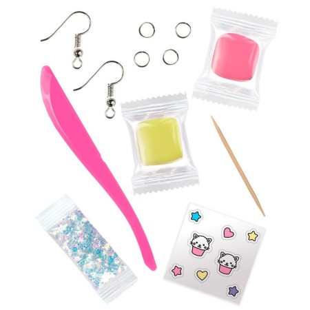 A set of polymer clay jewelry, be Trendiy Cold Clay, "Earrings"-2