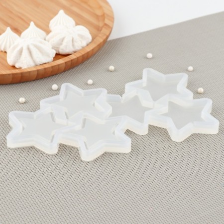 Silicone Mold for candy and chocolate “Star rattle”, the color is transparent-4