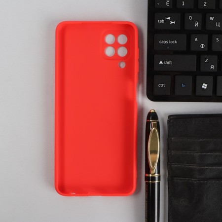 Pero cover, for Samsung A22, silicone, red-1