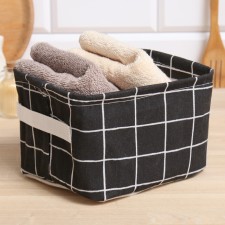 Textile basket of the fraction of the cage color black, 12*15*20 cm