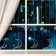 Garland "fringe" 2.7 × 0.9 m with nozzles "month", IP20, transparent thread, 138 LED, glow of multi, 8 modes, 220 V