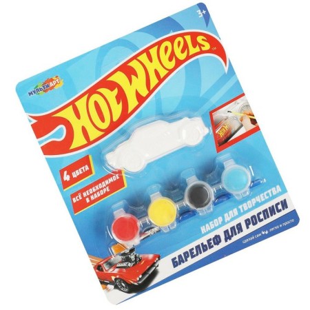 Set for Cottage Carriage "bas -relief for painting. Hot Wils ”, 1 pc.-1