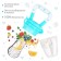 Nibbler for feeding with silicone mesh Basic, turquoise color