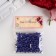 Round beads 6/0 "Blue Neon" 20 g