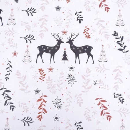 New Year. Paper packing glossy bilateral "deer", 70 x 100 cm-3