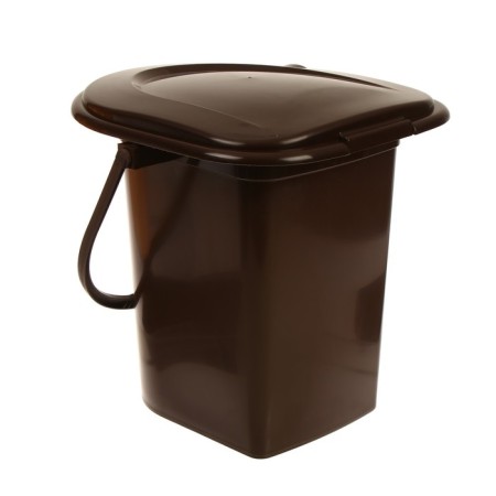 Bucket-loop, h = 40 cm, 17 l, with a removable pot, brown-4