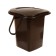 Bucket-loop, h = 40 cm, 17 l, with a removable pot, brown