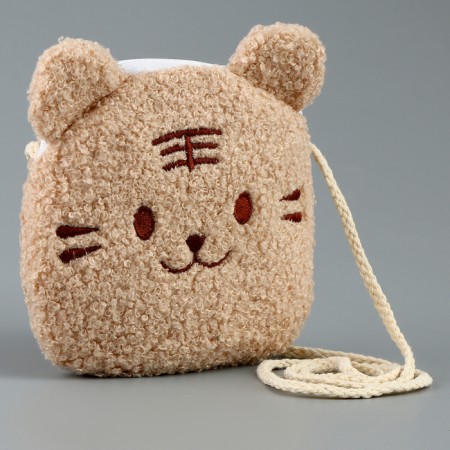 Soft bag "Tigerok". Beige color-1