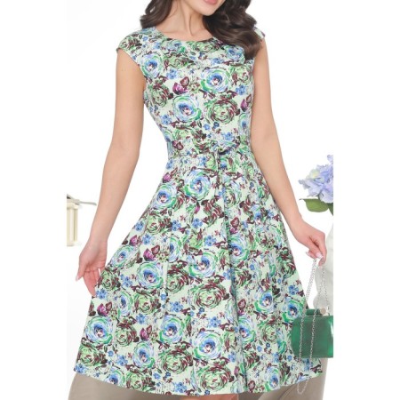 Women's dress "cocktail party", size 52-2