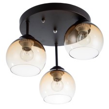 Chandelier 2075/3GD E27 40W coffee-gold 45x45x40 cm Bayerlux