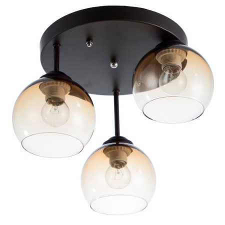Chandelier 2075/3GD E27 40W coffee-gold 45x45x40 cm Bayerlux