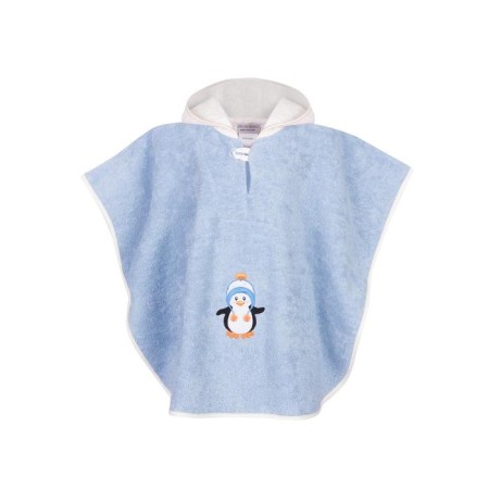 Children's towel-POPENCHO "RICO", size 64x50 cm, blue color