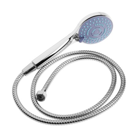 Bath mixer Zein Z3850, two -wound, shower set, watering can 5 modes, chrome-7