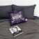 Decorative Ethel Pillow "Real Man", 40 × 40 cm, velor, p/e 100 %