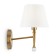Wall lamp 40W, 1HE14, 28.5x17 cm, brass