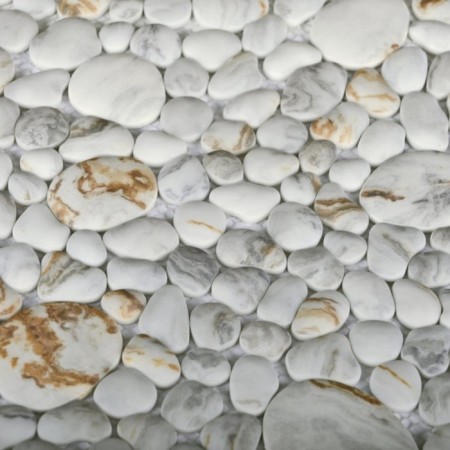 Glass mosaic Bonaparte Point Beige, 305x305 mm-2