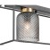 Morrison chandelier, 3x40W E27, black color, gold