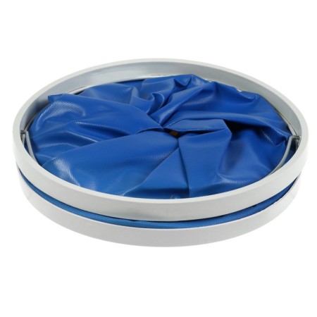 Folding bucket 9 l, car, blue color-2