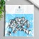 Decor for creativity Plastic "Rhil Obv. Silver" set of 20 pcs 1.3x1.8 cm