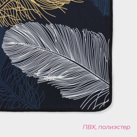 Коврик для дома Доляна «Пёрышки», 40×60 см-2