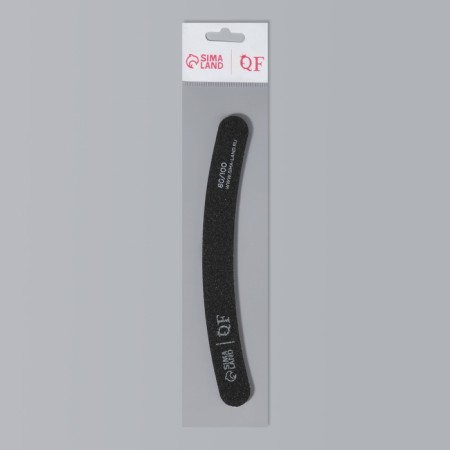 File - emery, abrasiveness 80/100, 18 cm, black color-3