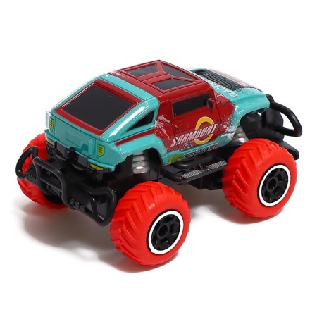 Radio -controlled jeep "graffiti", works on batteries, the color of red-2