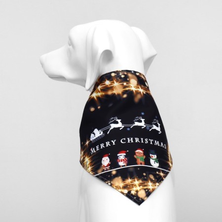 Animal bandana "Merry Christmas", size S (Osh up to 42 cm)-2