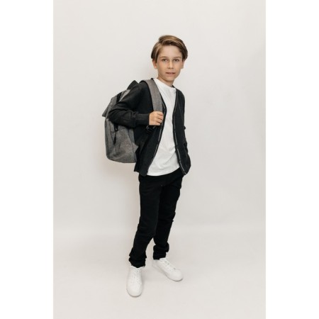 Jumper for boys, height 146-152 cm, dark gray color-6