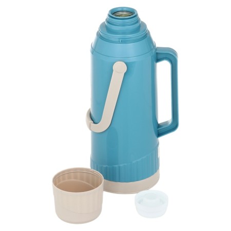 Thermos 2 l, with a glass flask, retains heat 12 hours, blue-1