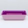 Deep toilet with a mesh of 36 x 25 x 9 cm, pink/purple