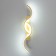 Bra "Seisha" LED 13W 6000k gold 60x8 cm