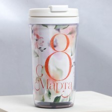 Thermost man with an insert “since March 8” 250 ml