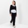 School blouse for a girl, black/white color, height 122 cm