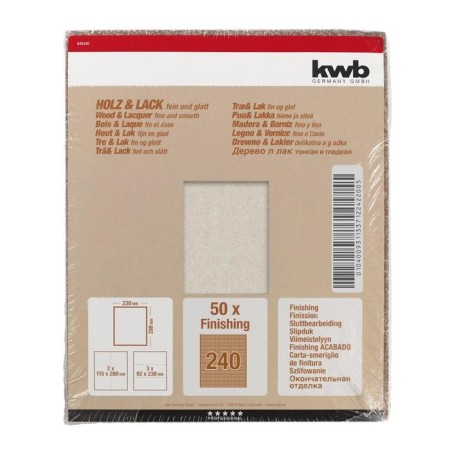 Folder paper KWB, K240, Paper, 230x280 mm, aluminum oxide-1