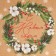 Box the team "Happy New Year", a wreath, 12 x 10 x 5 cm, New Year