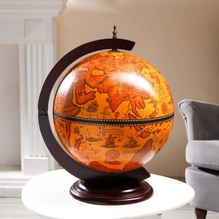 Globe Bar decorative "Vintage map" 46x41x56.5 cm-7